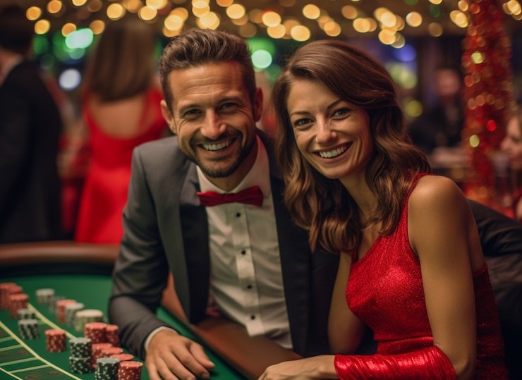 Live dealer card table at joindomino with multi-camera display